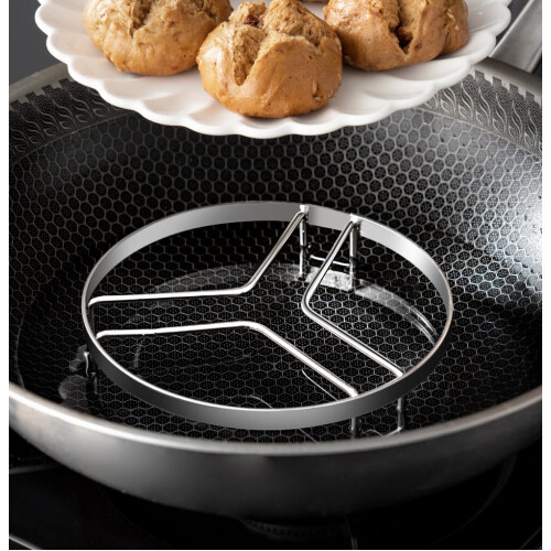 Grille de cuisson vapeur en acier inoxydable (3 pièces) 1