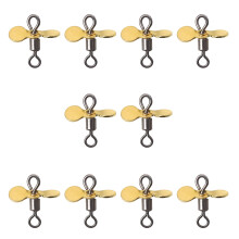 Casting Fly Propeller Spinnerbait Props DIY Vissen Lokt-Gouden L