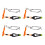 4 Stück Power Grip Line Release Clip Angeln Downrigger-Modell C 1