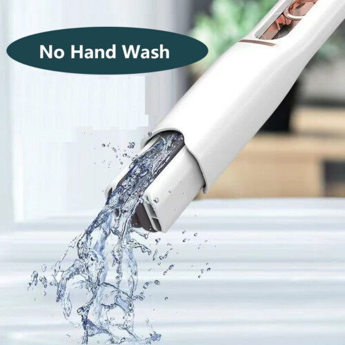 Mini sponge mop portable self-squeeze wet dry cleaning tool 1