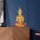 Sitzende Buddha-Statue, gelb 4