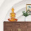 Sitzende Buddha-Statue, gelb 5