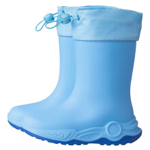 Kids Rain Boots Color Block Lightweight Closed Toe Blue
