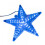 LED Christmas Star Tree Topper Blue 1