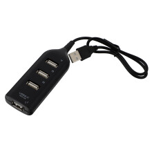 Divisor de datos portátil de 4 puertos USB 2.0 (1 unidad)