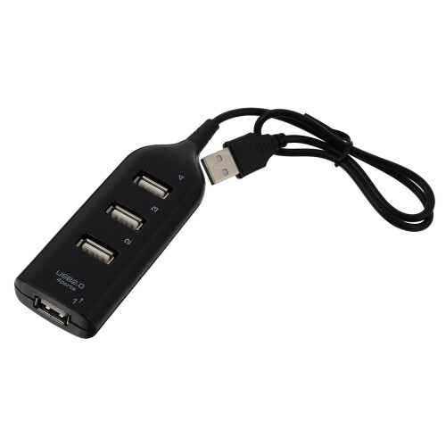 Divisor de datos portátil de 4 puertos USB 2.0 (1 unidad)