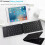 Mini wireless Bluetooth foldable keyboard rechargeable 2