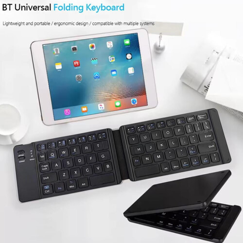 Mini wireless Bluetooth foldable keyboard rechargeable 1