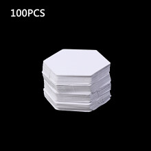 Zeshoeksjablonen Set van 100 DIY Patchwork Naaien Ambachten-12MM