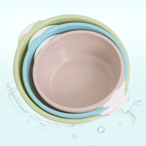Sky Plastic Washbasin Set 2 Pieces Lightweight