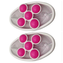 Schwimmender Waschmaschinen-Fusselentferner Haar-Fänger 2er-Pack Pink
