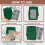 Polymer Clay Texture Sheet Bohemian Flowers 4x2.6 in 3