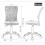 Silla de oficina de malla negra ajustable y cómoda1 6