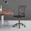 Silla de oficina de malla negra ajustable y cómoda1 7