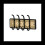 Mini Wall Hook for Model Furniture 1:6 Scale Black 1