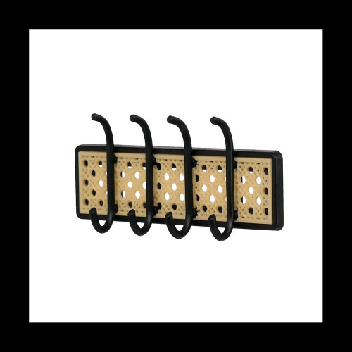 Mini Wall Hook for Model Furniture 1:6 Scale Black