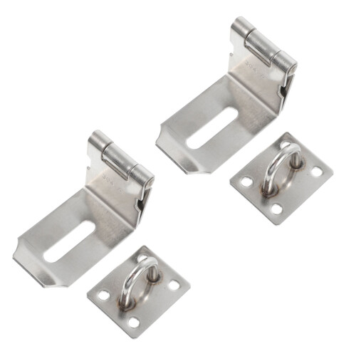 Stainless Steel Cabinet Hasp Lock 2 pcs
