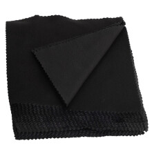 Paño de limpieza para pantallas, color negro, doble cara, 100 unidades.