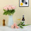 Black Artificial Roses Silk Bouquet with Long Stems 12PC 4