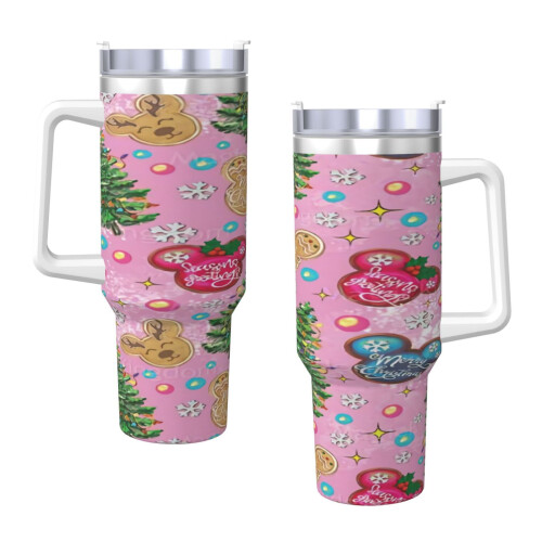 Ποτήρι Mickey Mouse από ανοξείδωτο ατσάλι 40oz με λαβή και 2