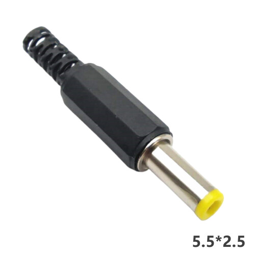 Mosiee DC-Netzstecker 5,5  2,1 mm oder 5,5  2,5 mm, 10 Stück