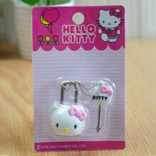Hello Kitty 3D padlock anti-theft luggage lock 1 piece
