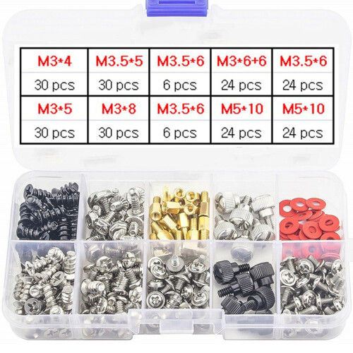PC screw standoff set for computer case motherboard cooler
