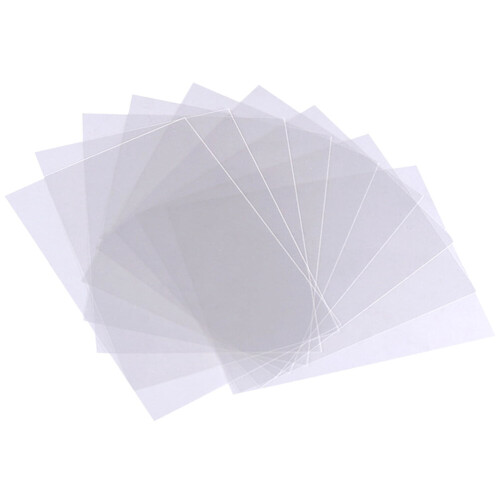 PET Plastic Film Sheets Insulating Strips 12 pcs A4