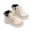 Boys' Vintage Lace-Up Boots Solid Color Soft Sole 4-12 Years 1