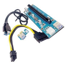 Externe GPU-dock voor laptops met PCIe 1x tot 16x en USB 3.0.