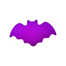 Halloween flaggermusformet dyrematte vanntett vaskbar 1-pakning