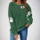 Women's ghost print Halloween sweatshirt crewneck 2