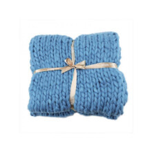 Feiona acrylic knitted blanket multicolor thick 150x200cm