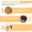 Golden Buttons for Needlework Cufflinks 2 Pcs 4