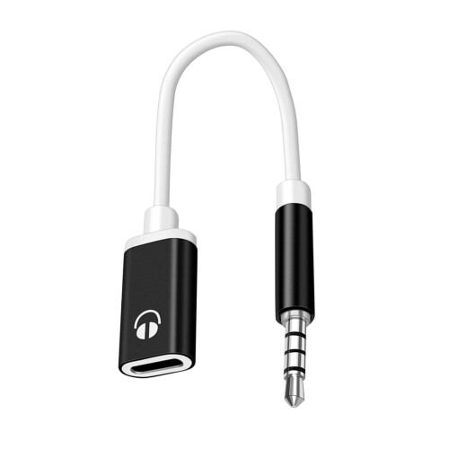 Type C til 3,5 mm hovedtelefonadapter til musik og opkald