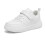 Witte kindersneakers met klittenbandsluiting. 1