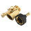 Solid Brass Yard Nozzle Heavy Duty Adjustable Valve Water Hose High Pressure 7