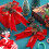 Christmas Bows Red Buffalo Plaid with Pine Cone 6 Pack 4