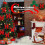 Christmas Bows Red Buffalo Plaid with Pine Cone 6 Pack 5