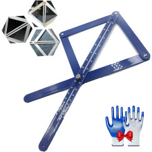 Corner Angle Finder for Woodworking Blue 1 Piece