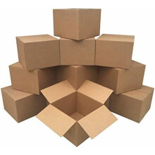 Karton költöztető dobozok, nagy, barna, 12 db-os csomag, 20x20x15 hüvelyk