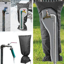 Capa para torneira de pia Xubond, capa reutilizável para torneira externa com meias refletoras para mangueira de jardim, isolamento de inverno,