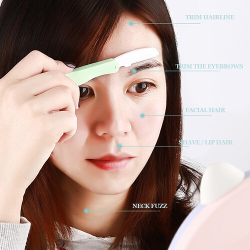 Eyebrow Razor for Women Face 3 Pcs Foldable 1