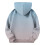 Moletom oversized com capuz para adolescentes, manga longa e estampa degradê. 4