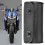 Motorcycle Fork Bag PU Leather Handlebar Pouch 2 Straps 4