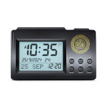 Azan – horloge de chronométrage avec écran LCD, avec alarme de