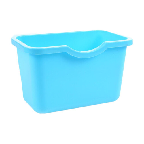 Plastic Kitchen Trash Can with Hanging Basket and 1