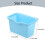 Plastic Kitchen Trash Can with Hanging Basket and 3