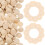 Wooden Semicircle Beads Natural Half Balls 200 pcs 1