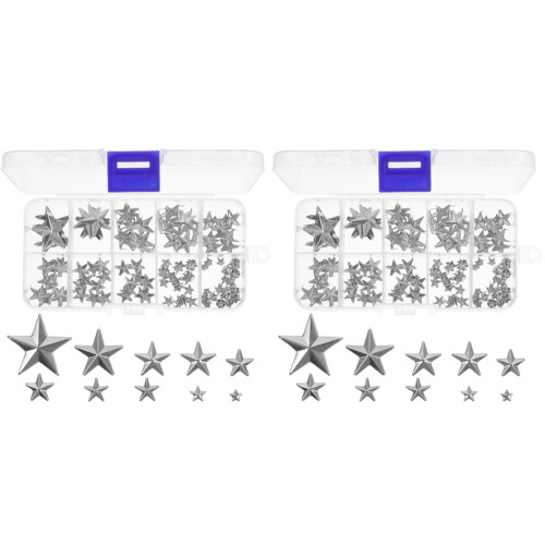 Star Nail Rivets Punk Spikes Craft 300 pcs